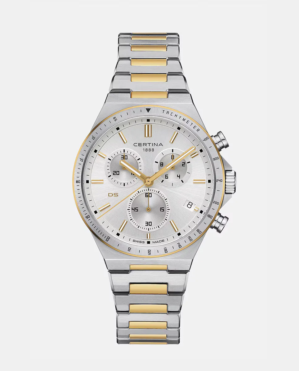 

Мужские часы DS7 Chrono C0434172203100 сапфировая сталь Certina, мультиколор