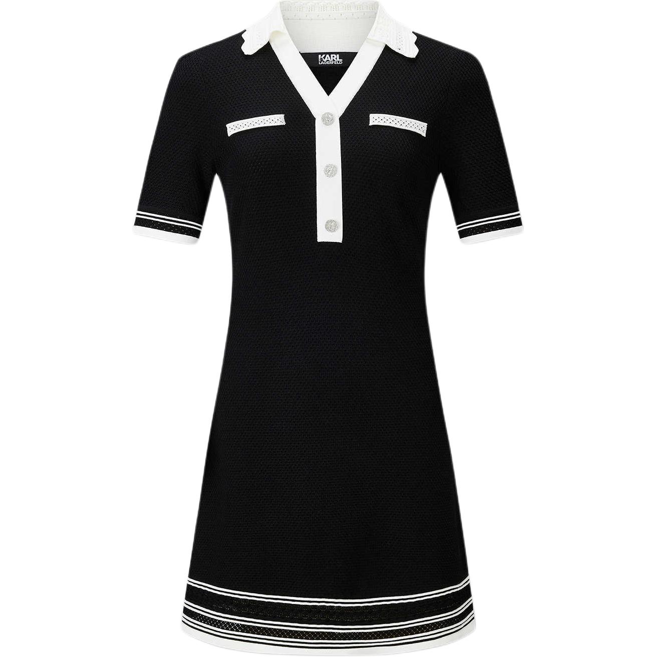 

KARL LAGERFELD / Karl Lagerfeld Jeans Платье с короткими рукавами KARL LAGERFELD женское черное