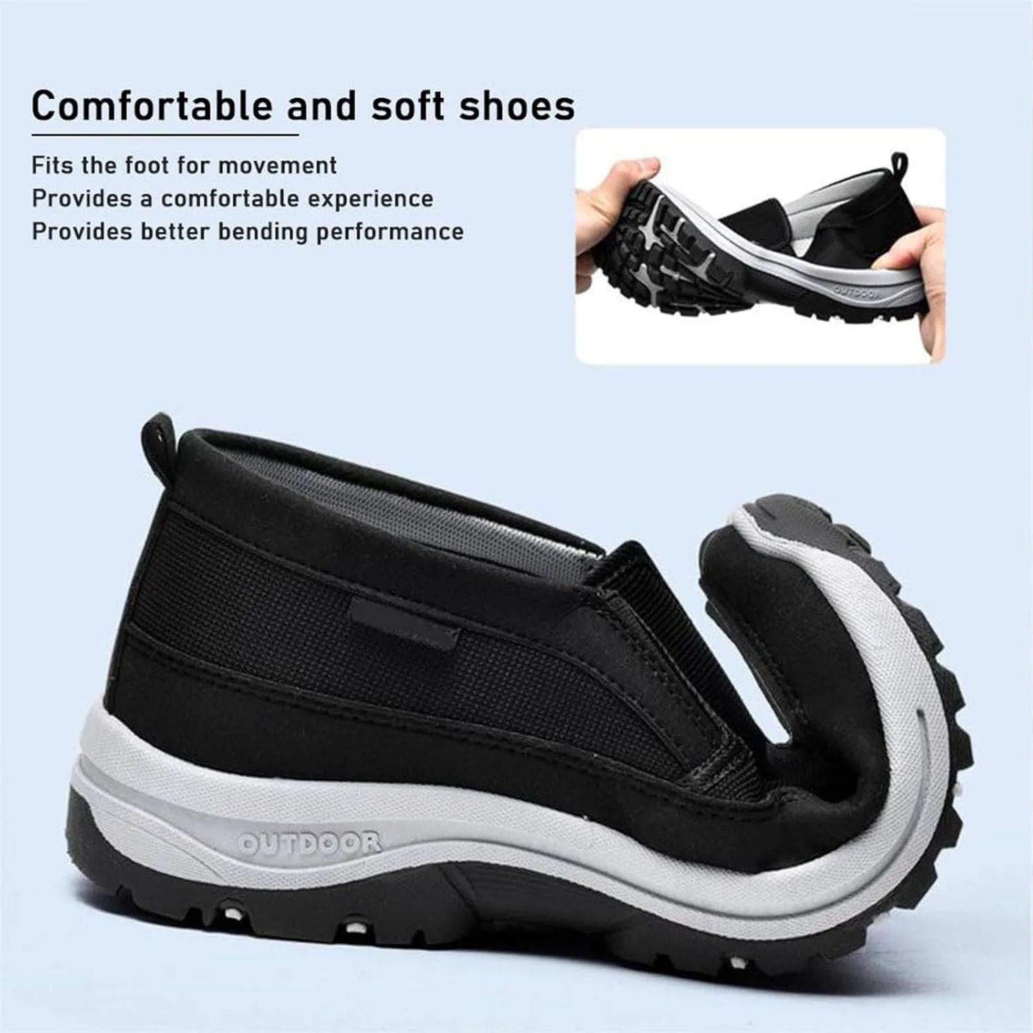 

Мужская обувь, мужские слипоны с поддержкой свода стопы, холщовые лоферы, ортопедические кроссовки для улицы StoneLiquid, серый