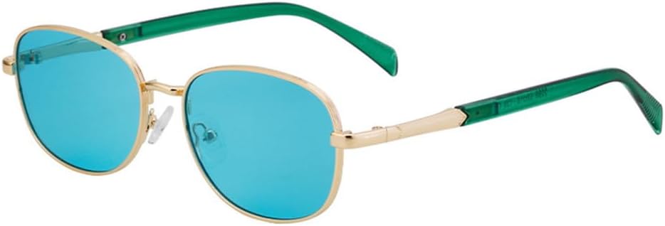 

Солнцезащитные очки в овальной оправе в стиле панк, модель 2027, для женщин, металлические солнцезащитные очки в винтажном стиле стимпанк, защита от ультрафиолета UV400 MTZJH, 5