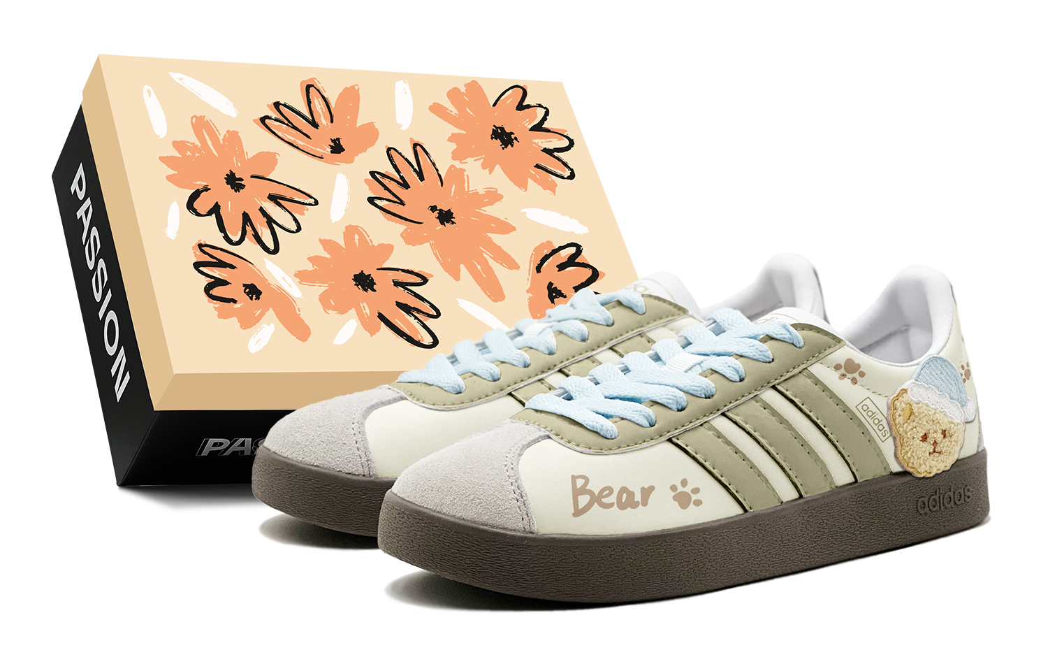 

Adidas Вл Корт Коллекция Лоу Топ Скейтборд обувь Унисекс Зеленый Коричневый, цвет Green Brown