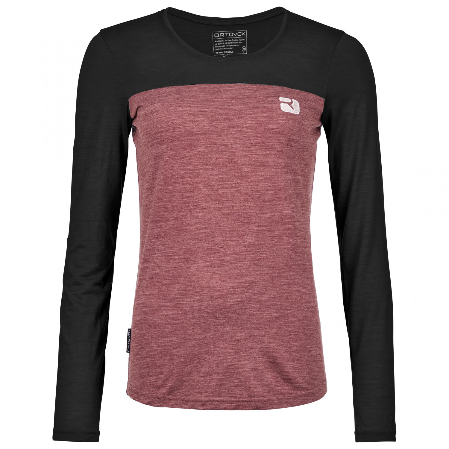 

Рубашка из мериноса Ortovox Women's 150 Cool Logo L/S, цвет Black Raven
