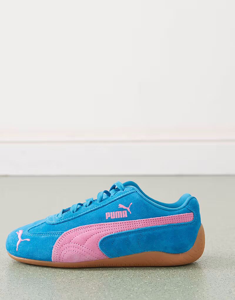 Кроссовки Puma Speedcat OG в бирюзовом и розовом цветах — фото 2