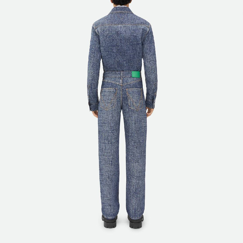 Джинсы мужские индиго Bottega Veneta, индиго — фото 3