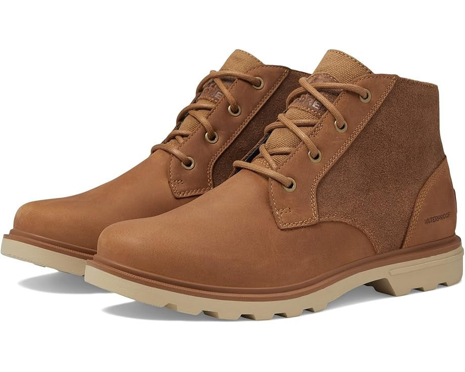 

Ботинки-чукка Sorel Carson, мужские, коричневые, кожаные, водонепроницаемые, с круглым носком, JOBB873