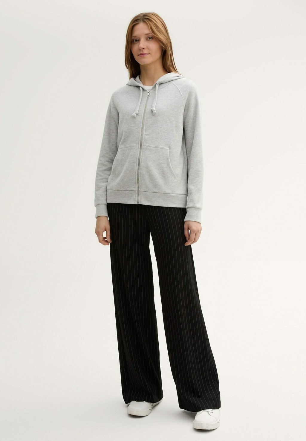 

Толстовка на молнии STRICK BASIC TOM TAILOR DENIM, серый