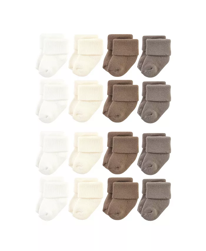 

Махровые носки Hudson Unisex из хлопковой смеси с плюшем для мальчиков Hudson Baby, коричневый