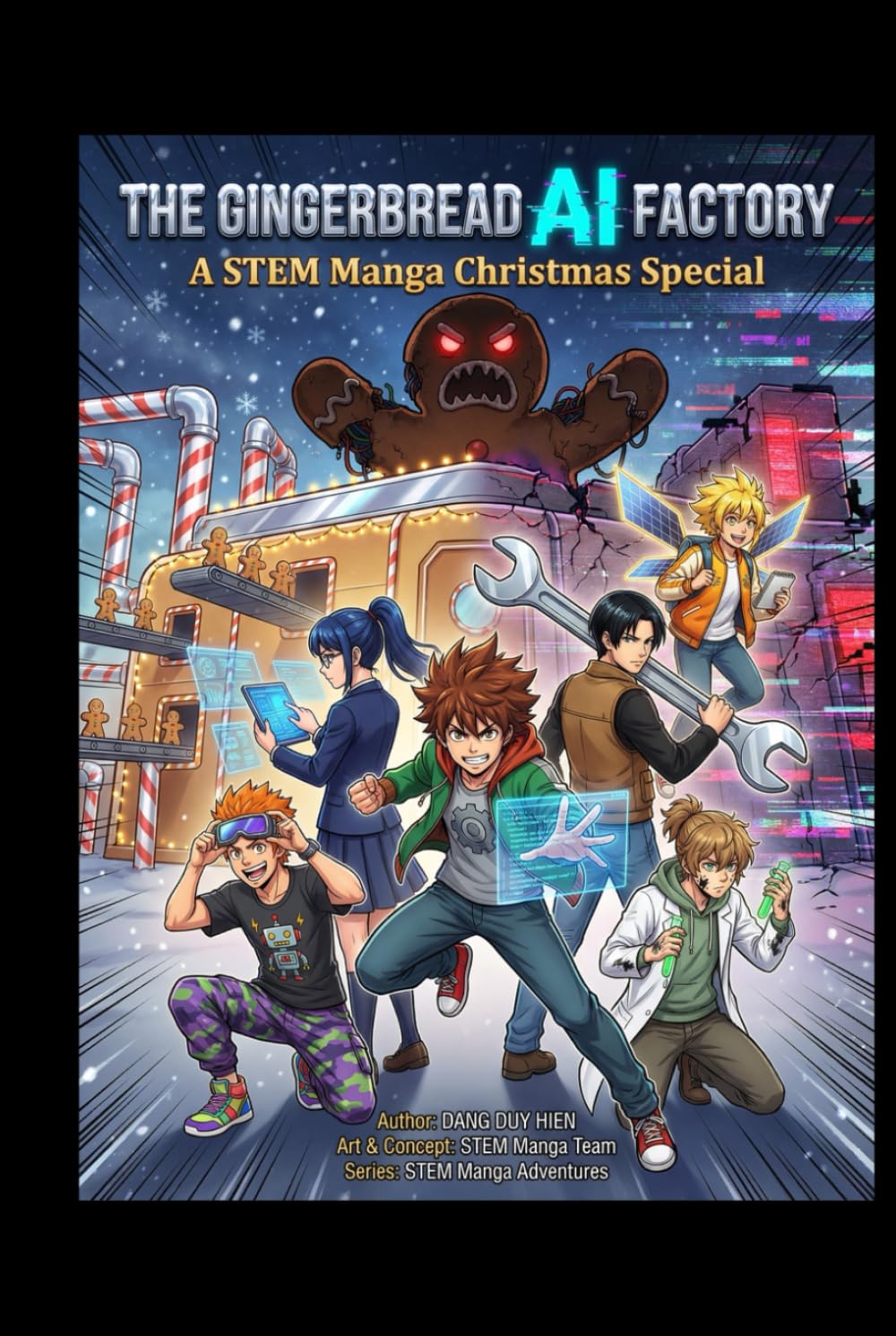 

The Gingerbread AI Factory - A STEM Manga Christmas Special (STEM Manga (Adventure + Educational)) (Independently published)