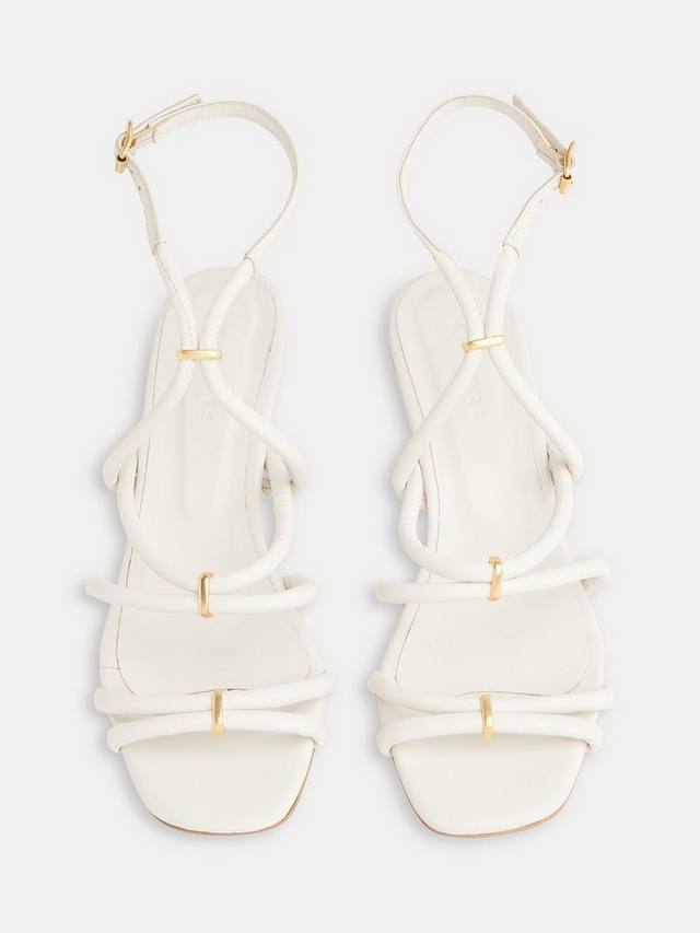 Niomie босоножки-лодочки на тонком каблуке с ремешками Whistles, Ivory — фото 2