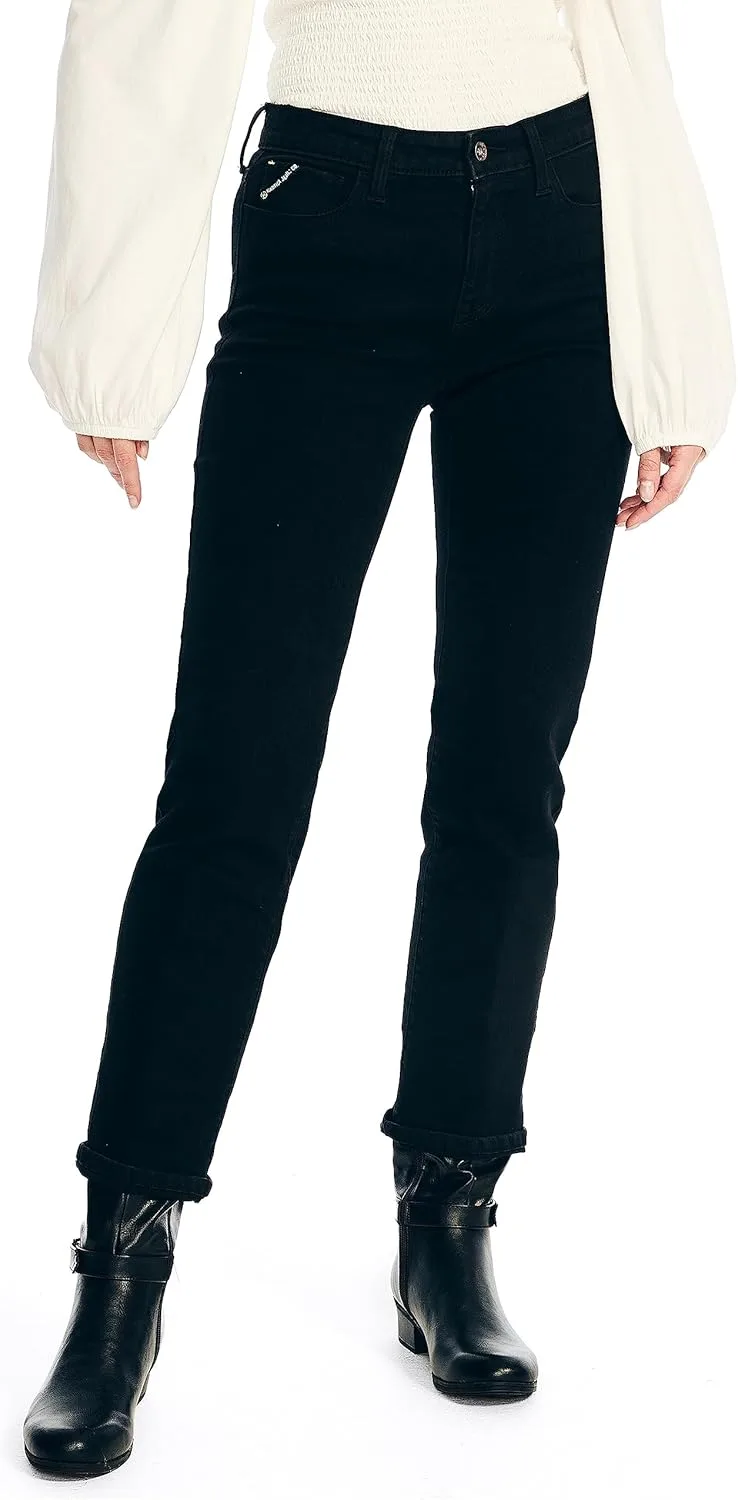 

Nautica Women's Nautica Jeans Co. Sustainably Crafted Mid-Rise Straight Denim