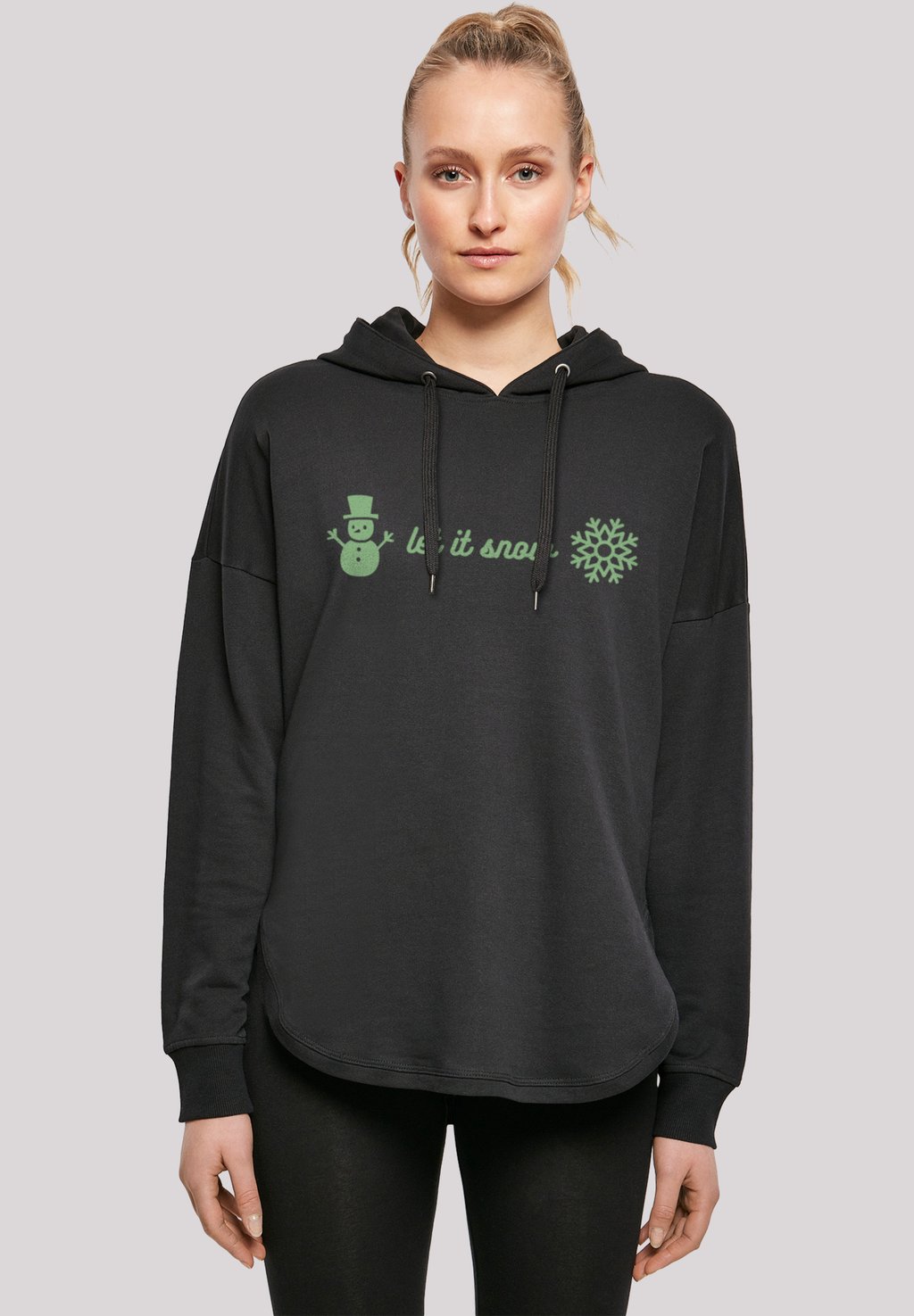 

Толстовка LET IT SNOW WEIHNACHTEN - Hoodie F4NT4STIC, черный