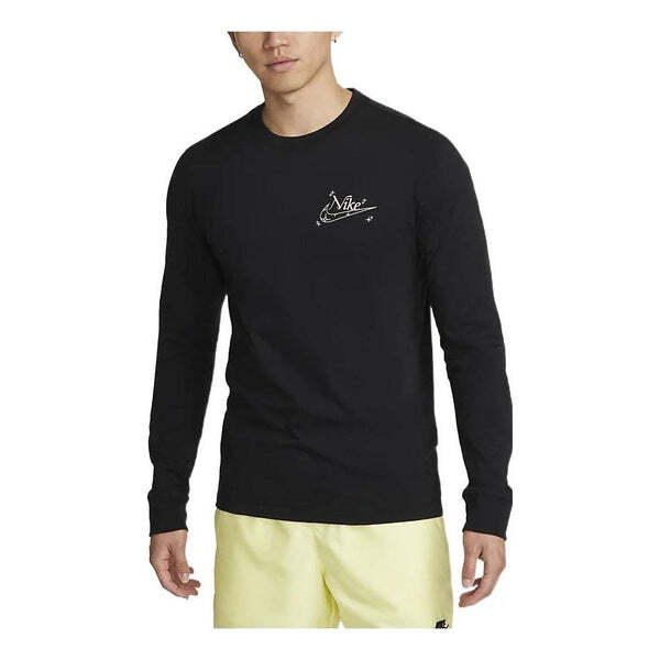 

Толстовка Nike Sportswear Long Sleeve T-shirt 'Black', черный