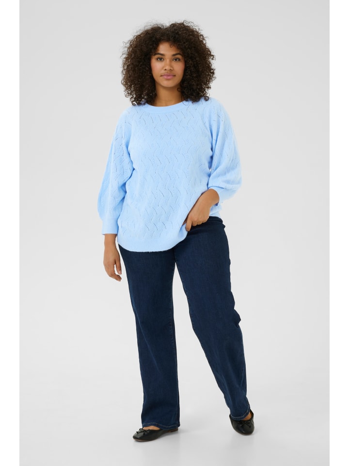 

KAFFE curve KCanita Вязаный свитер стандартного кроя Windsurfer