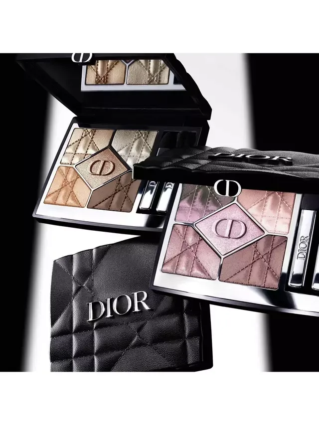 Палитра теней для век Diorshow 5 Colourers, лимитированная серия DIOR, 563 Brown Brocart — фото 2