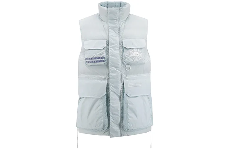 Canada Goose Жилет Ray Unisex с воротником-стойкой, цвет Melted Water Blue