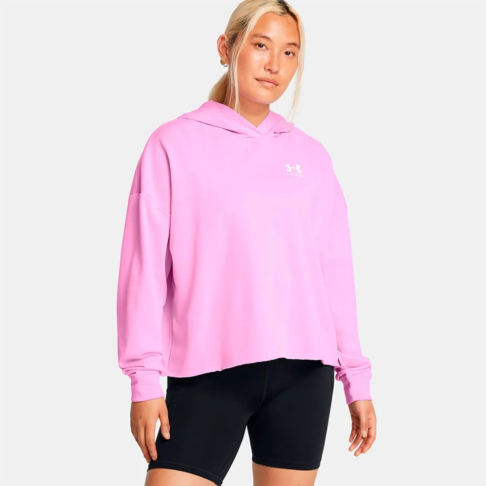 

Худи Under Armour Rival Terry Oversized, розовый