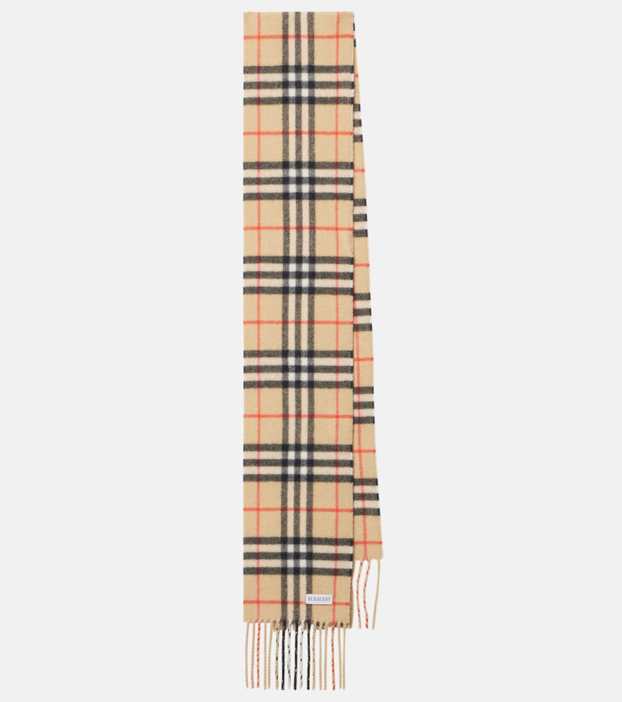

Шарф из кашемира Check Burberry, Sand