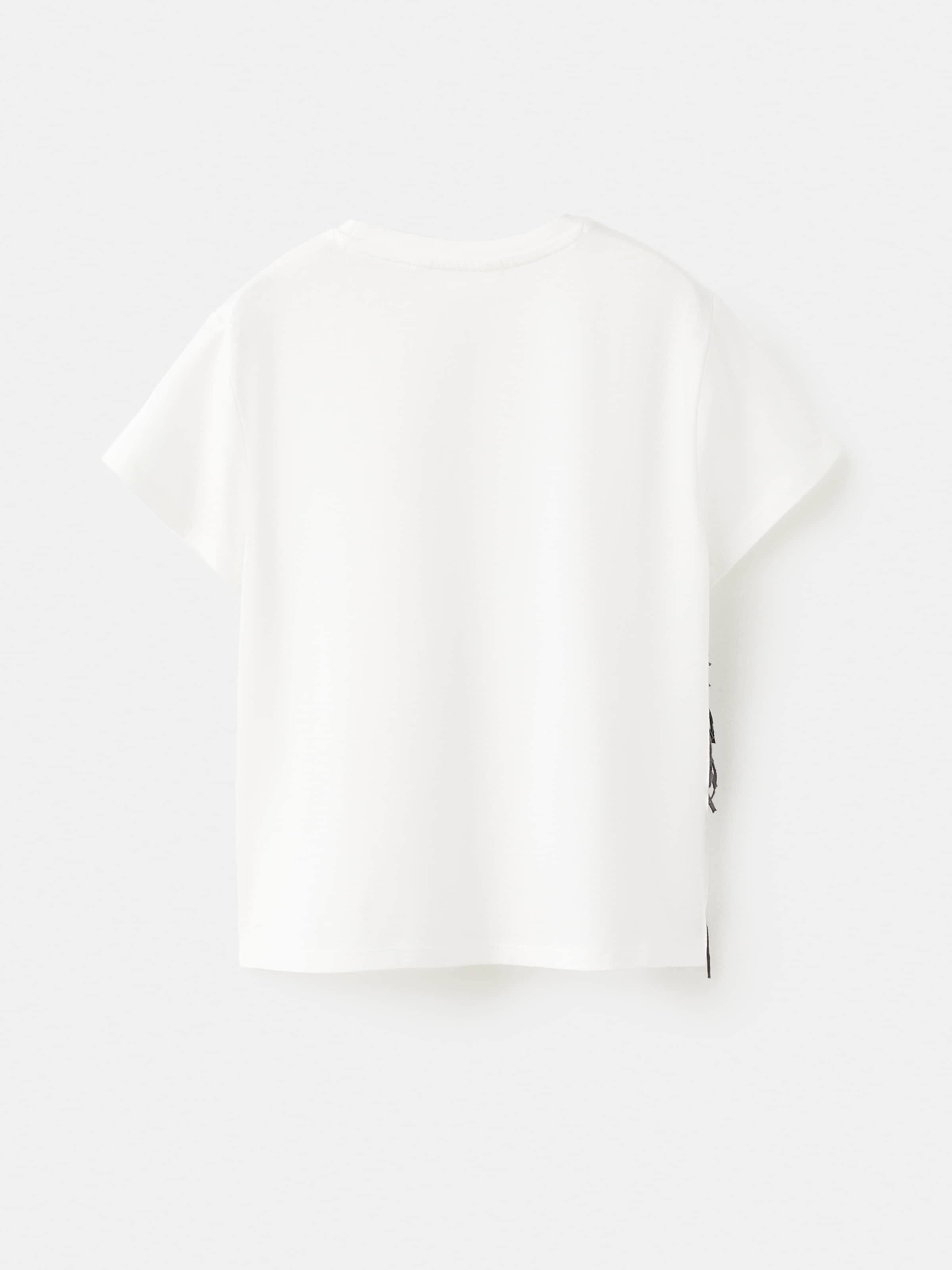 MANGO KIDS Футболка 'HORSE' в цвете Off White — фото 2