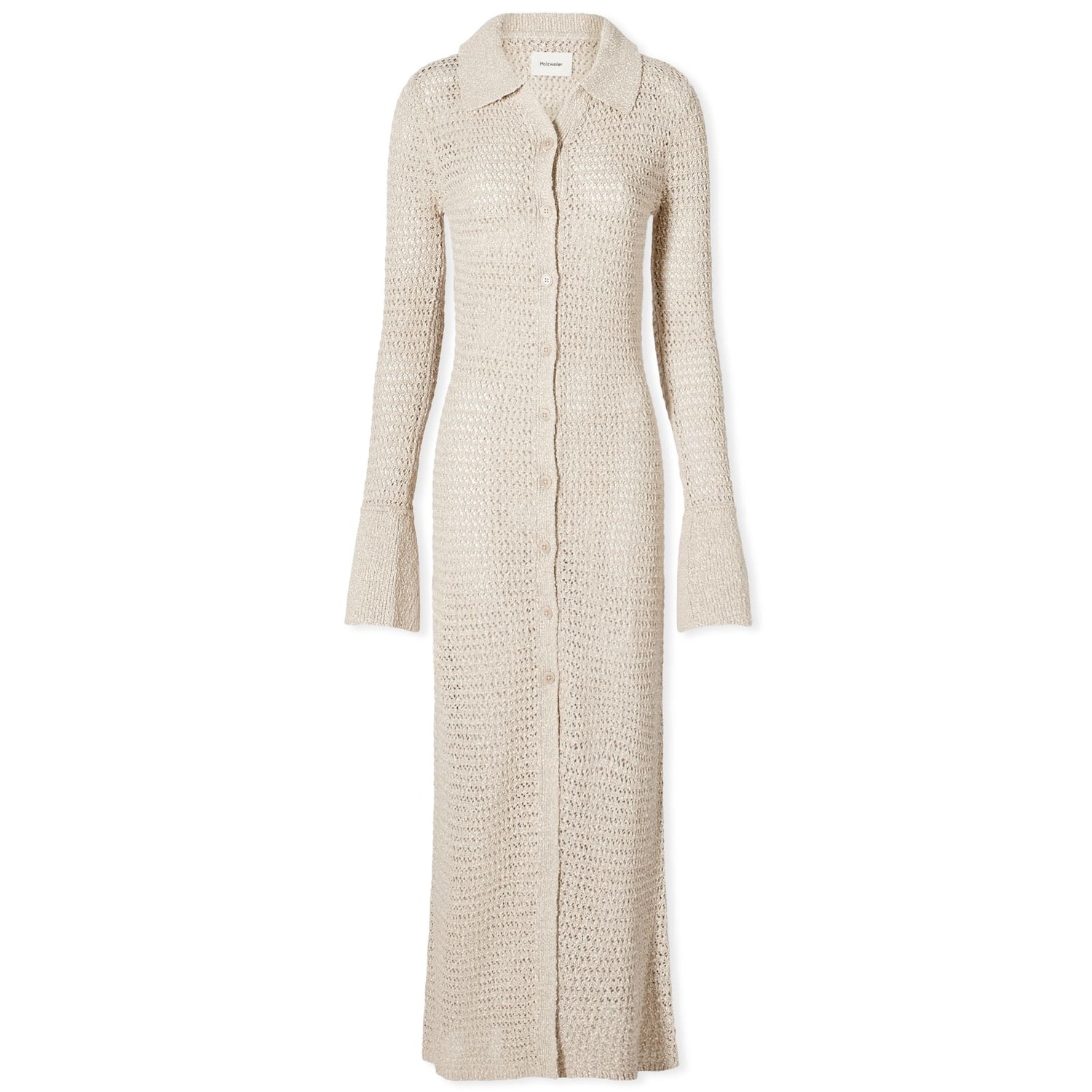 

Дневное платье Holzweiler Cenci Crochet Knit Dress, цвет Sand Mix