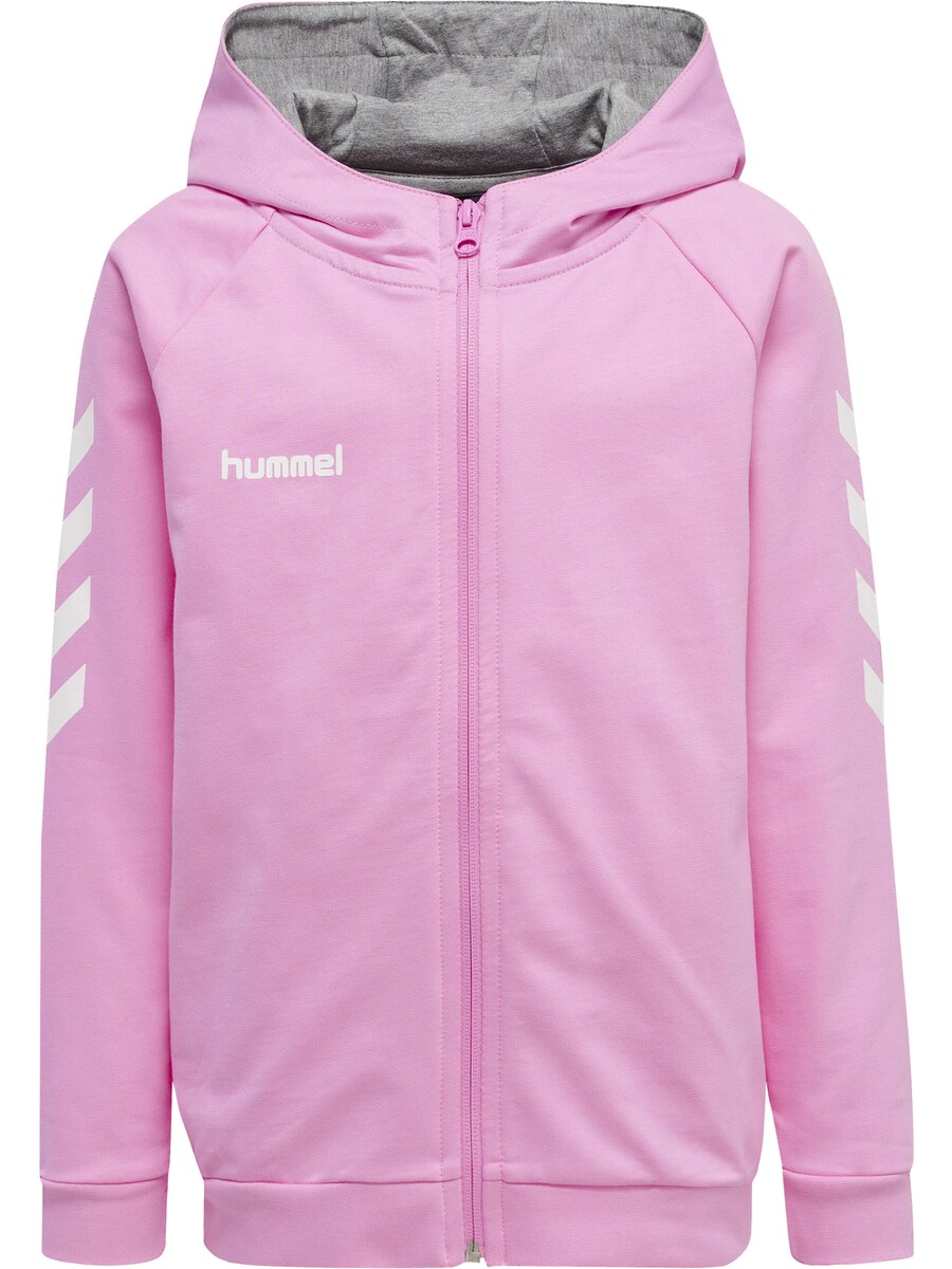 

Спортивная толстовка с капюшоном на молнии Hummel, розовый