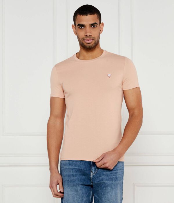 

Футболка мужская Guess Jeans облегающего кроя, персиковый