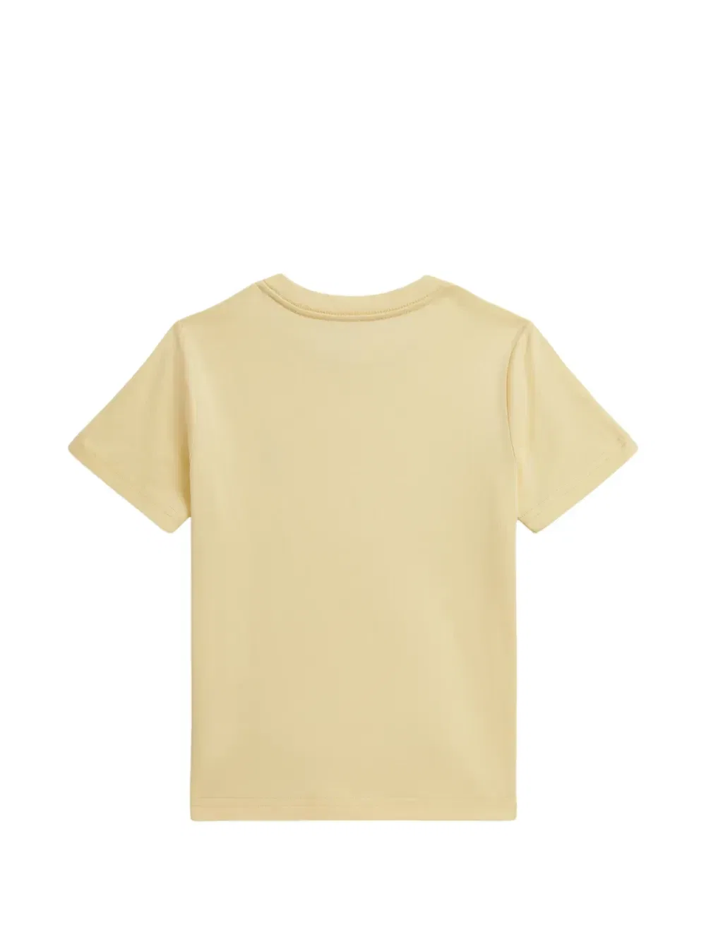 Футболка с вышитым пони Polo Ralph Lauren Kids, желтый — фото 2