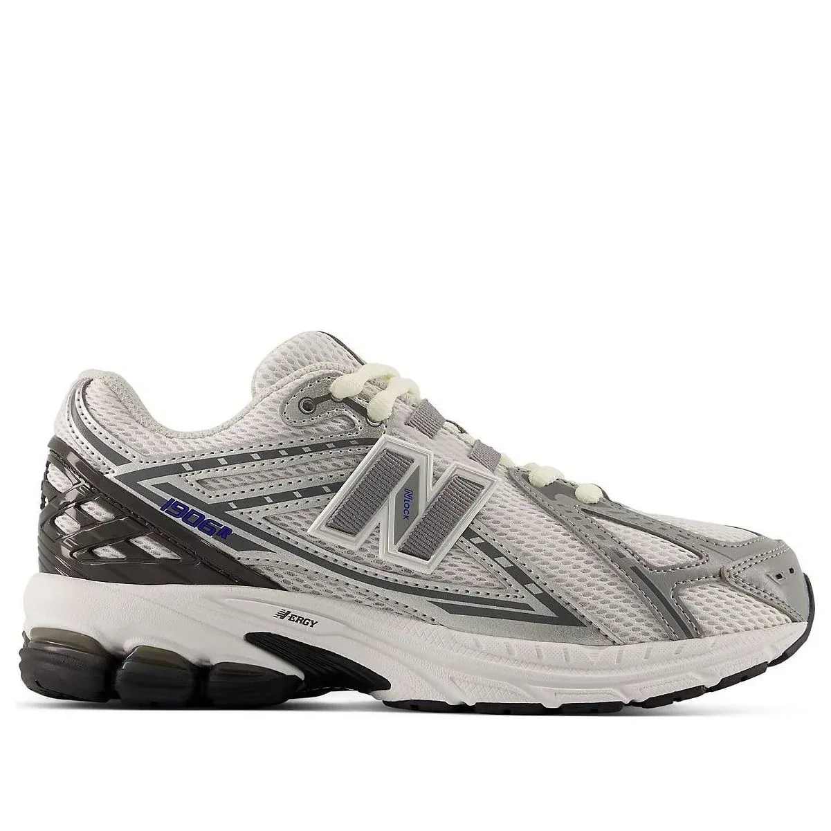 Детские кроссовки с сетчатым верхом 1906 Lace 'Castle Grey' New Balance, Castle Grey/Grey — фото 2