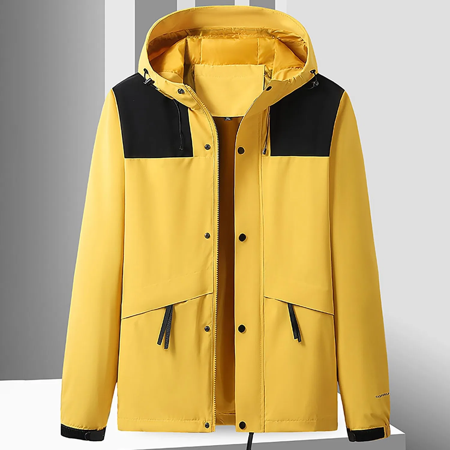 Женская ветровка с принтом Women Ski Jacket, Giallo — фото 2