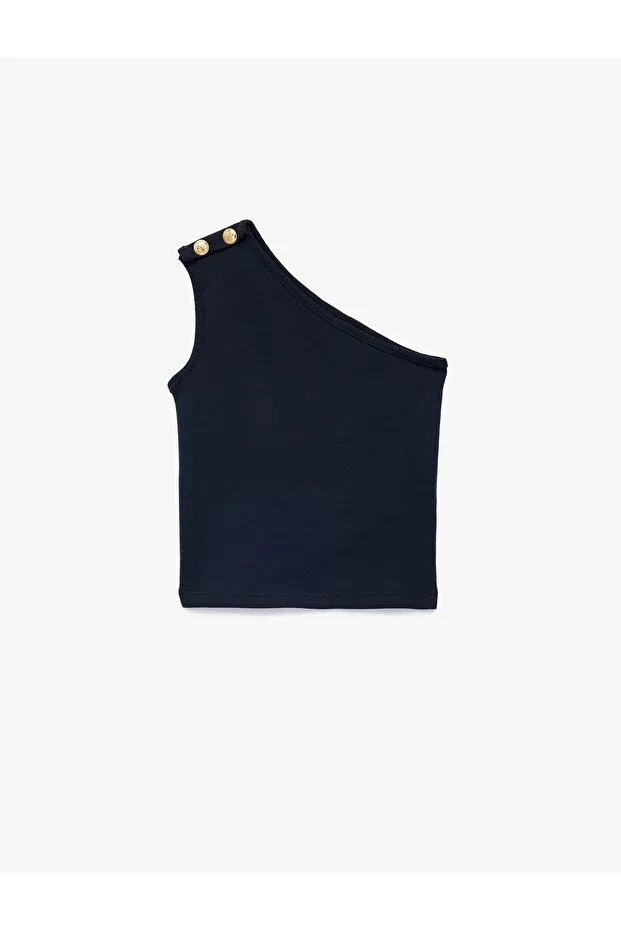 Детская майка без рукавов для девочек Koton, Navy Blue — фото 4