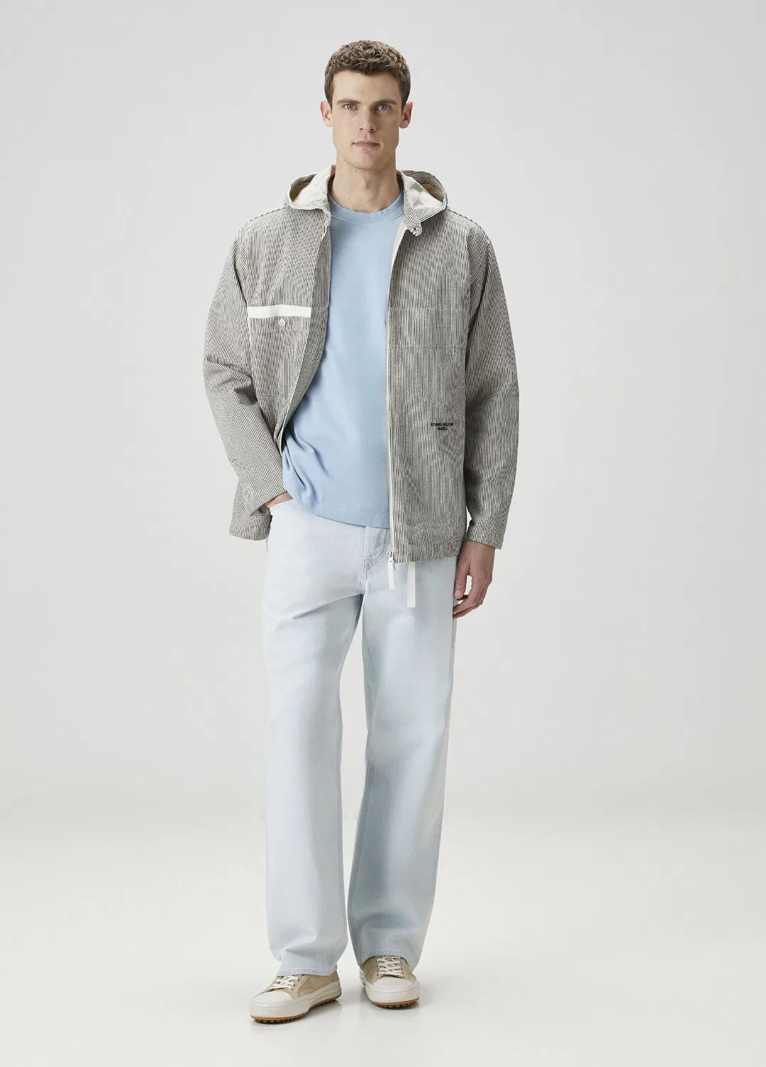Джинсы Stone Island, light blue
