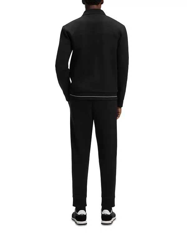 Мужская куртка с длинным рукавом Logo Member Full Zip Jacket Boss, черный — фото 3