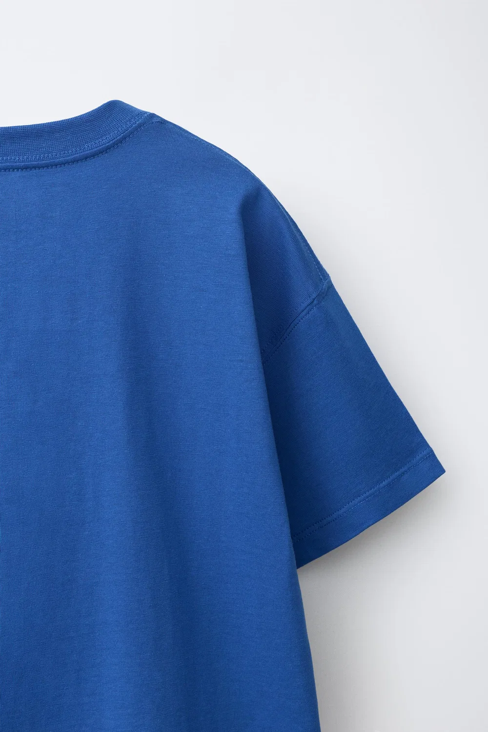 Футболка с граффити в стиле университетской формы ZARA, Bluish — фото 4