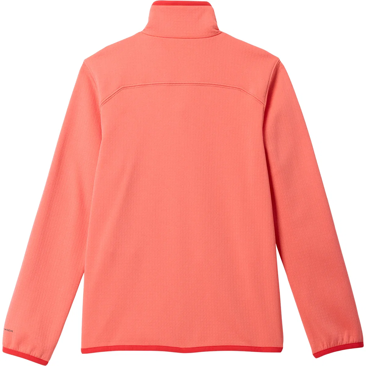 Детская флисовая куртка на молнии с принтом Essential Hike Grid Fleece Full-Zip Jacket Columbia, Hot Coral — фото 2