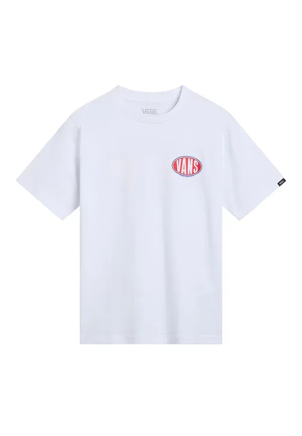 Футболка с принтом Spray on print T-shirt Vans, белый