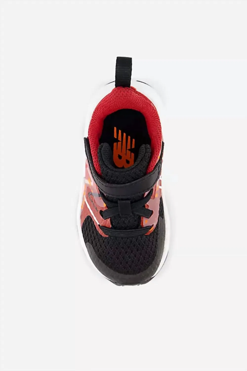 Детские кроссовки для мальчиков на шнурках-бингл Rave Run V2 New Balance, Black And Red — фото 3