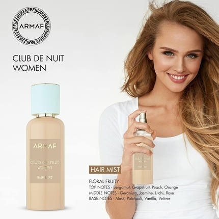 Armaf Perfume Club De Nuit Hair Mist for Women 55ml - Аромат для всех типов волос Безалкогольный спрей для волос Духи — фото 3