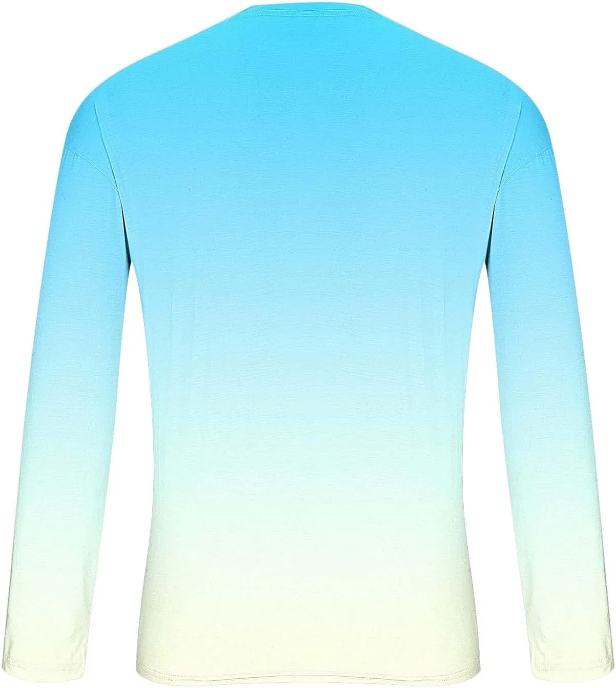 Мужская футболка оверсайз с градиентным принтом, Light Blue — фото 4
