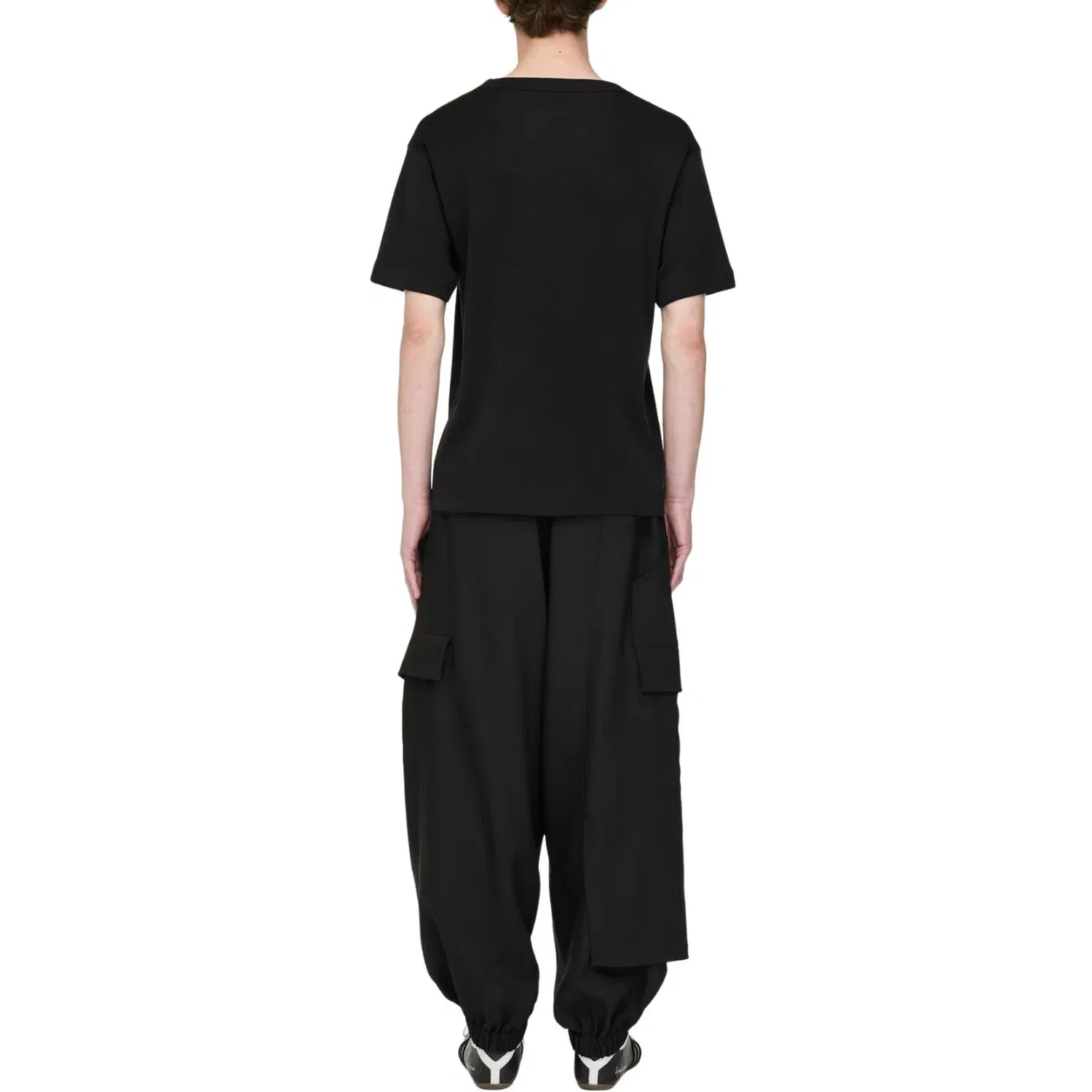 Мужская футболка с принтом Adidas x Y-3 Slim T-Shirt, черный — фото 4