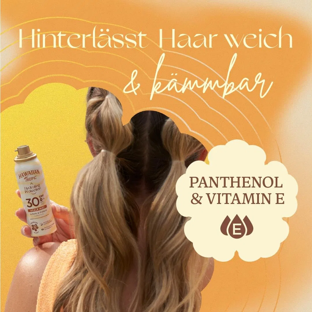 Солнцезащитный спрей для кожи головы и волос SPF30, Hawaiian Tropic, 60 мл — фото 4