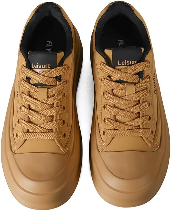 

Мужские стильные и кроссовки на платформе с увеличенным носком идеально подходят для дорожных поездок, занятий фитнесом и повседневных прогулок Meixi Mobile, желтый