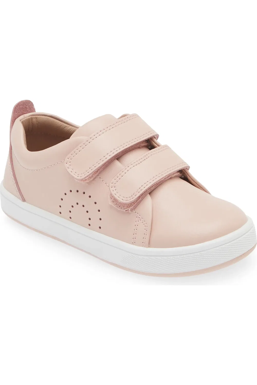 Детские кожаные кеды дышащие Old Soles, Powder Pink
