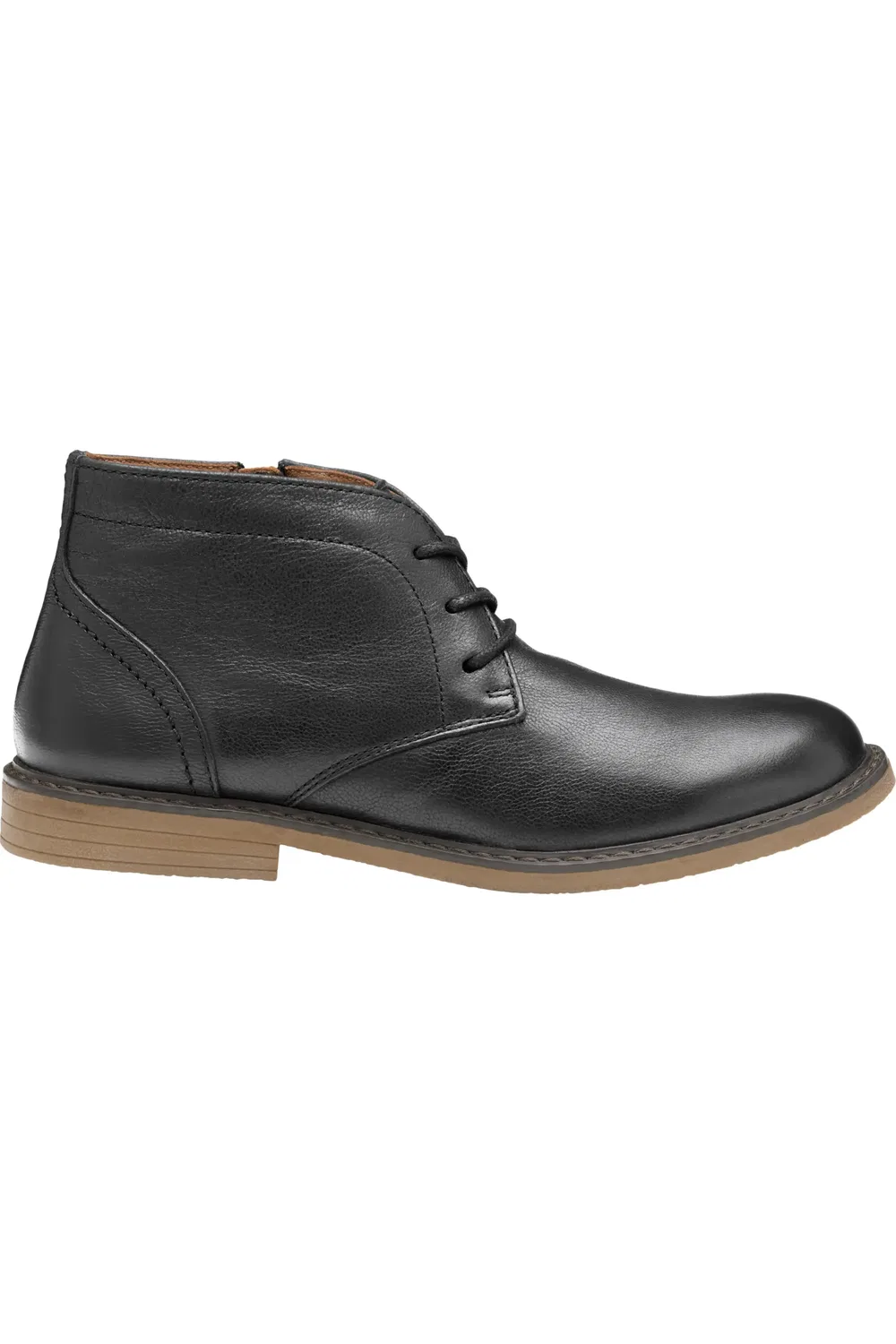 Детские ботинки челси на плоской подошве Calder Johnston & Murphy, Black Full Grain — фото 3
