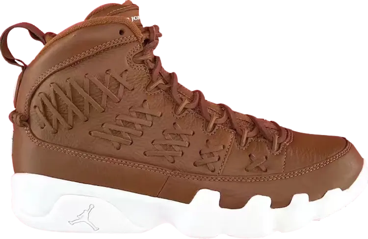 

Кроссовки Air Jordan 9 Retro Pinnacle Baseball Glove Brown, коричневый