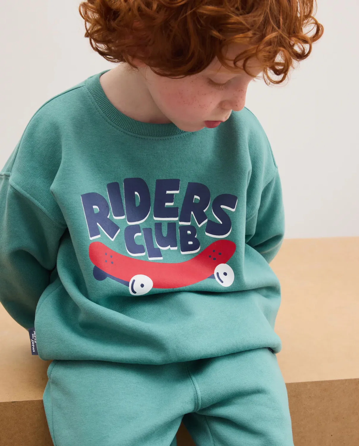 Детская худи для мальчиков с круглым вырезом Kids El Corte Inglés, Verde