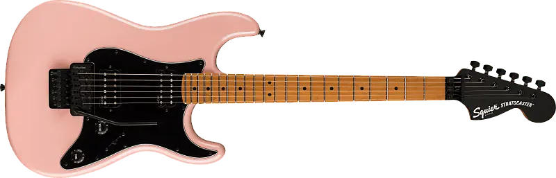 

Squier Contemporary Stratocaster HH FR - Shell Pink Pearl Contemporary Stratocaster HH FR Roasted