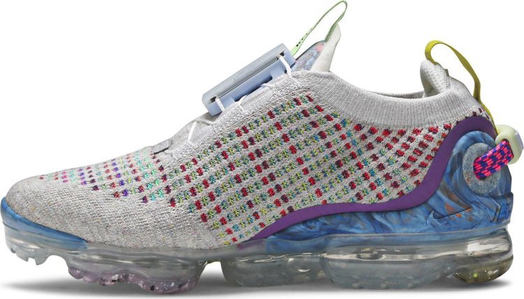 Кроссовки Nike Air VaporMax 2020 Flyknit GS 'Multi-Color', многоцветный — фото 4