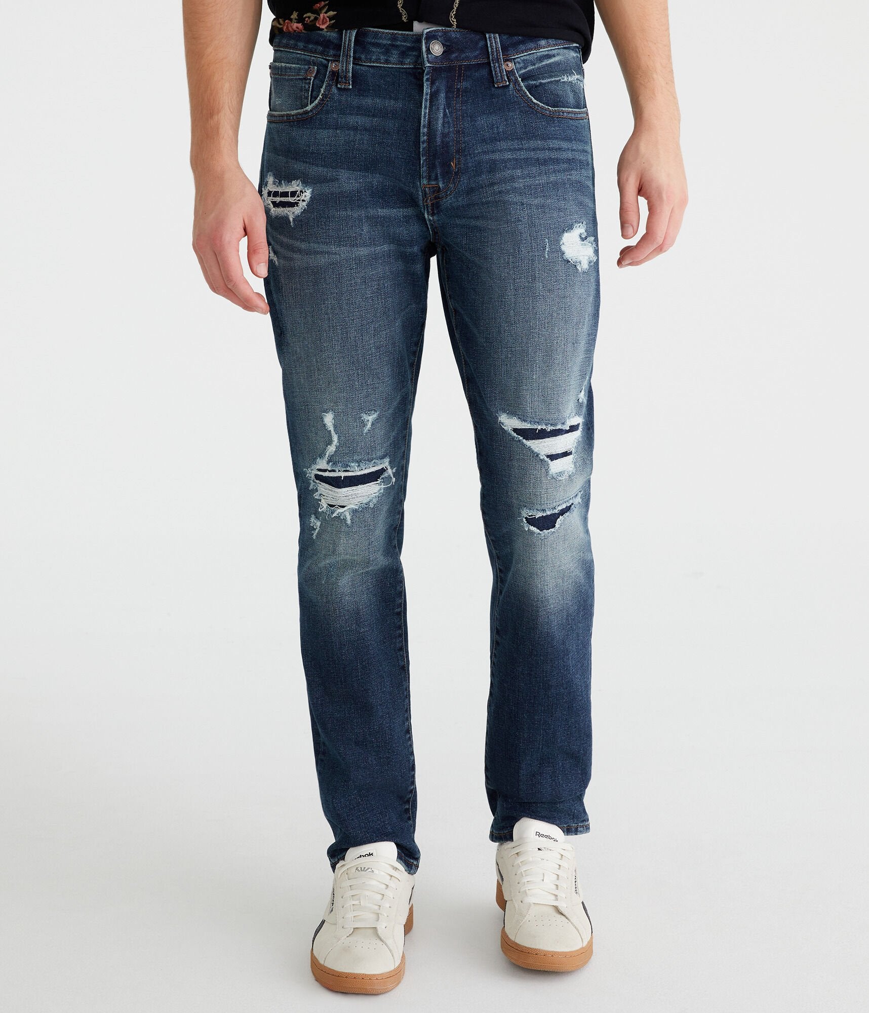 

Aeropostale Slim Premium Air Джинсы, цвет dark wash