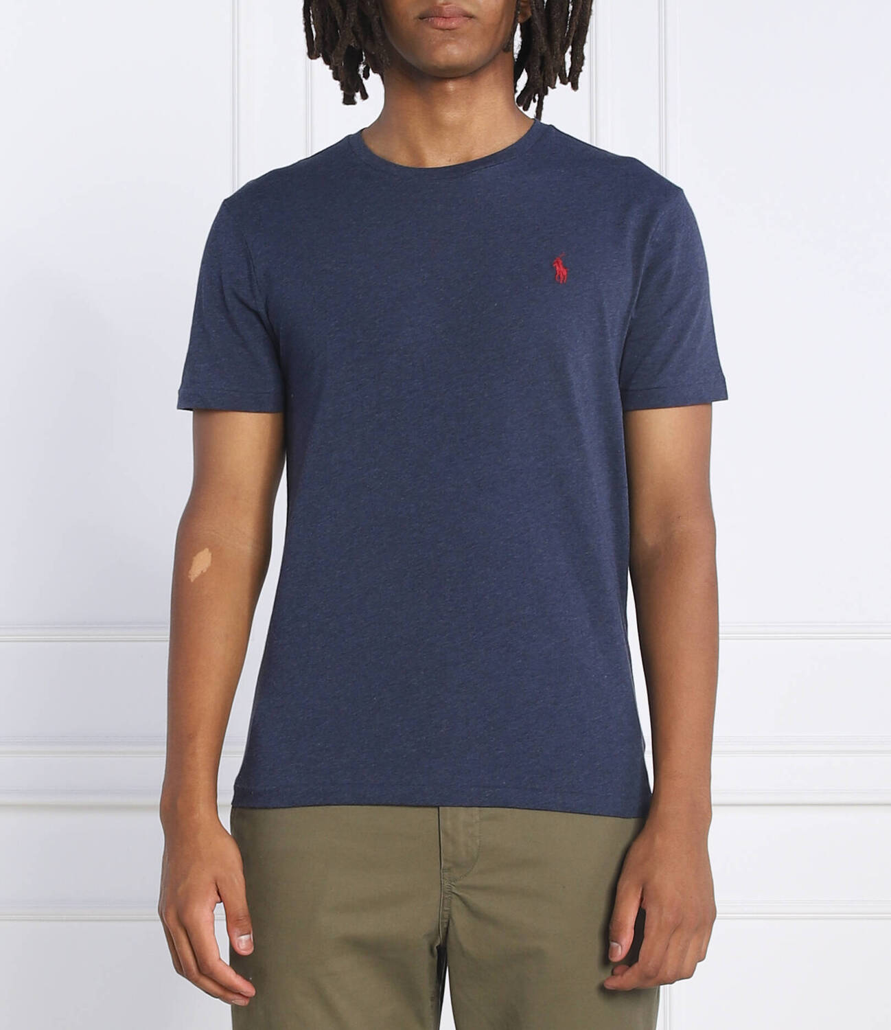 

Футболка POLO RALPH LAUREN custom slim fit, темно-синий