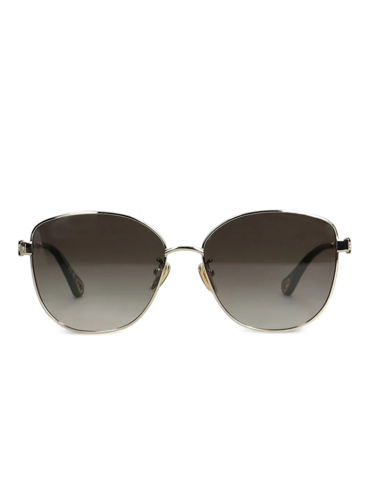 

Солнцезащитные очки в квадратной оправе Chloé Eyewear, золотой