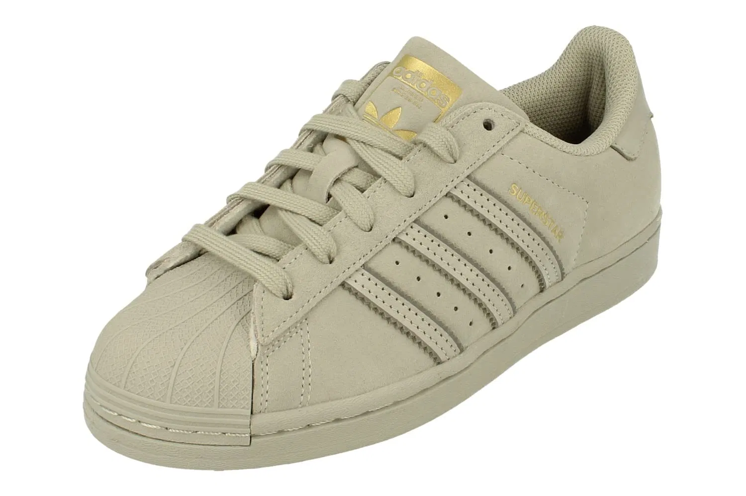 Детские кроссовки с верхом из натуральной кожи Superstar El I Gymnastics Shoe Adidas, Grey Grey